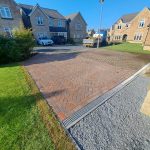 Block paved driveway extension by Kettlewell Groundworks to match the client's existing driveway